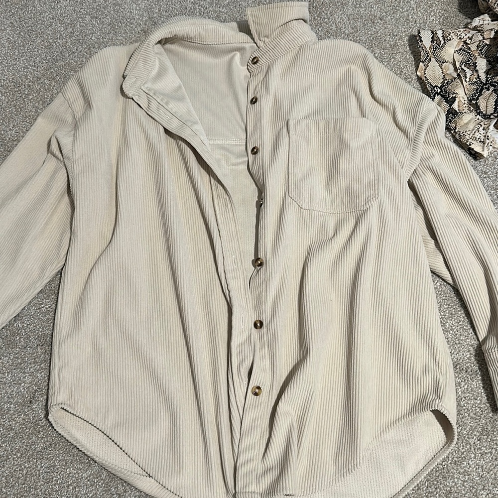 Corduroy button down